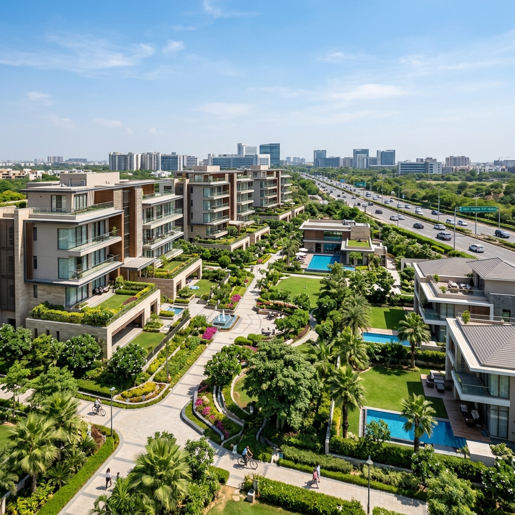 DLF The Aralias Entrance